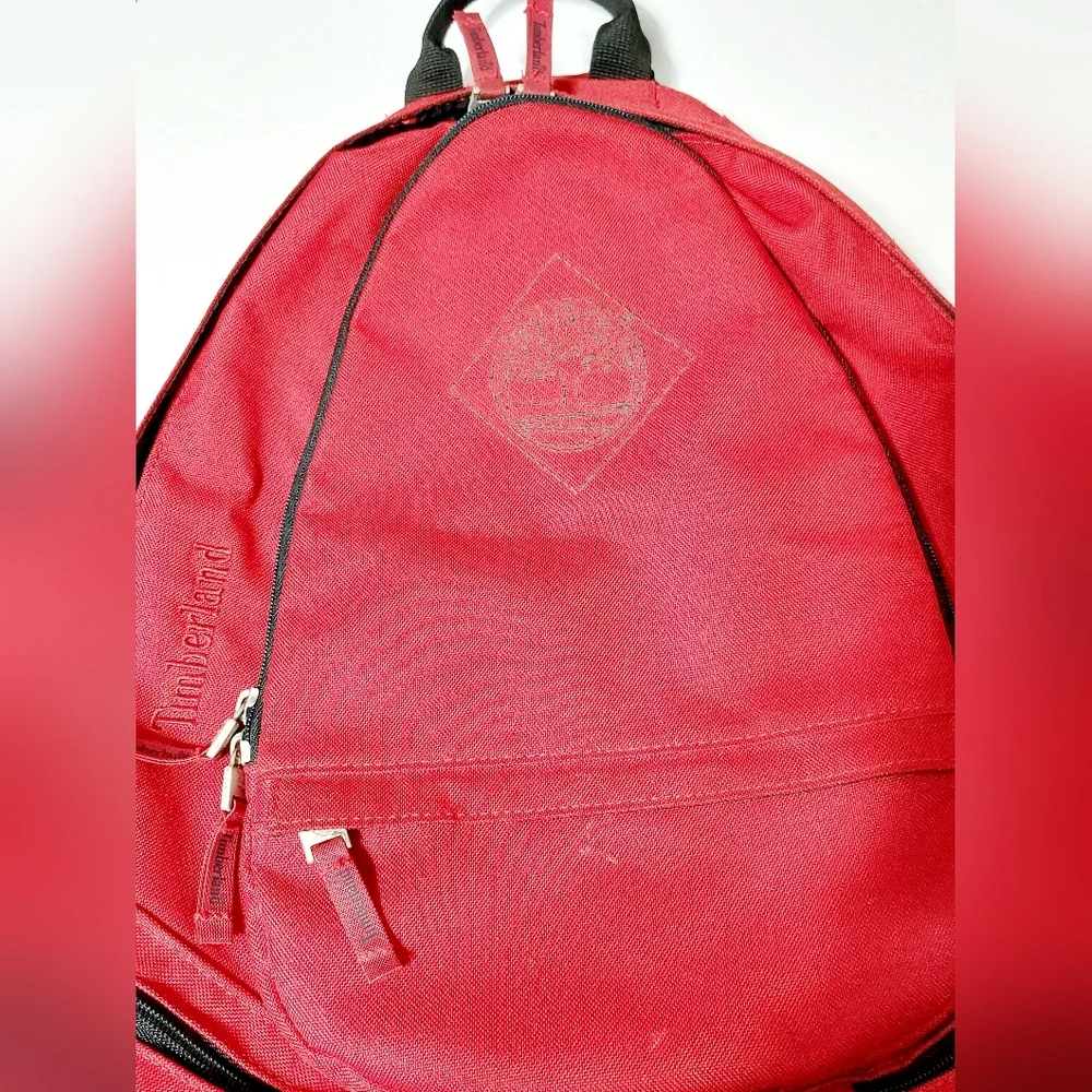 Timberland Red Sling‎ Backpack Crossbody Bag Single Strap School Travel Unisex